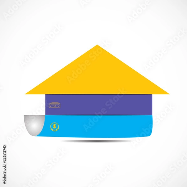 Fototapeta Infographic 2 positions/In the picture infographic on two positions, infographics with the icons of dollars. Infographics for text, infographics for a site, presentations, business projects.
