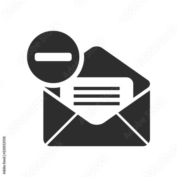 Fototapeta e-mail icon, envelope vector, message sign