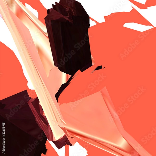 Obraz Abstract background with orange