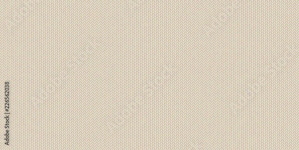 Fototapeta Knitted texture, wool melange yarn. Elegant shade of Almond Buff. Beige tint of almond bone in vector seamless background. Modern, fashionable color. Perfect place for text. Woolen cloth, handmade.
