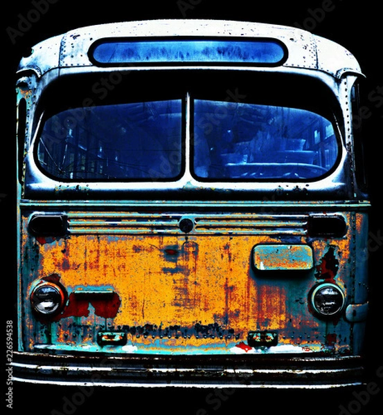 Fototapeta Old Rusty Bus