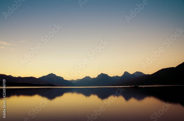 Obraz sunset over lake