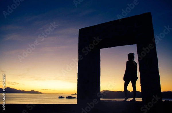 Obraz Watching sunrise