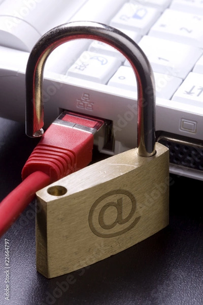 Obraz ungesicherte verbindung