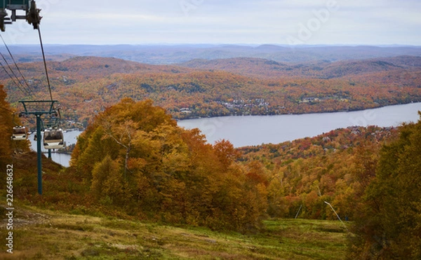 Obraz Mount Tremblant summit transport 005