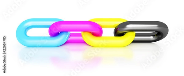 Obraz CMYK Kette