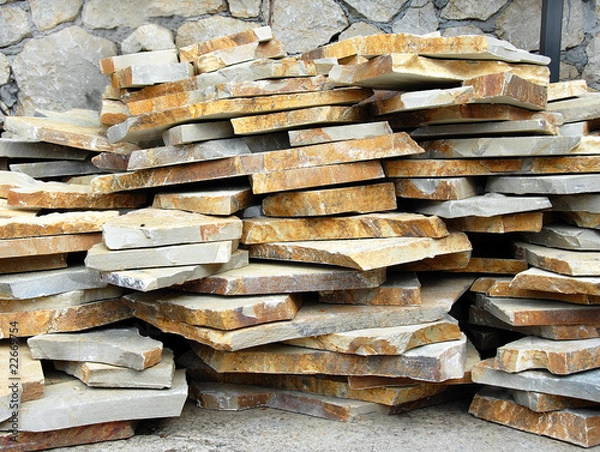 Obraz Flagstones on stack