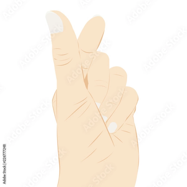 Obraz Vector love Korean hand.