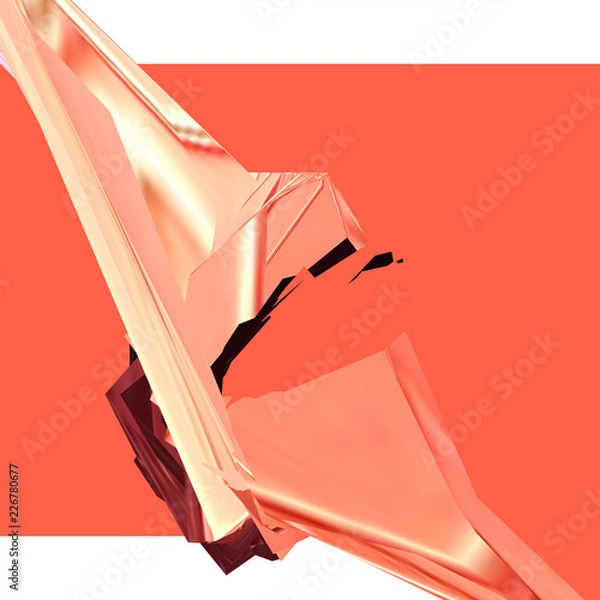 Fototapeta Abstract background orange collage