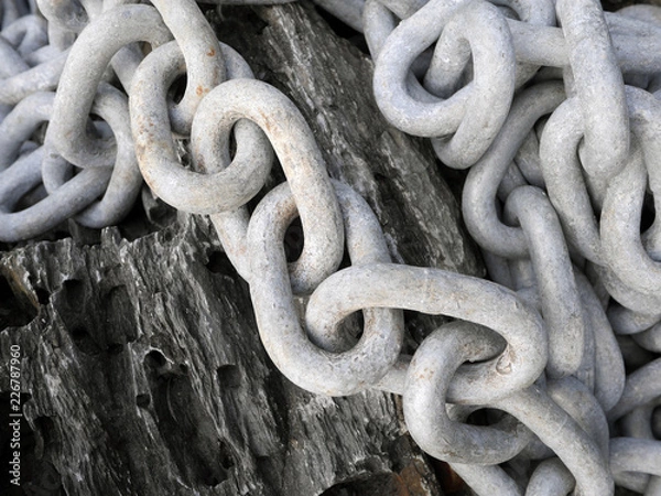 Obraz chain on the rock