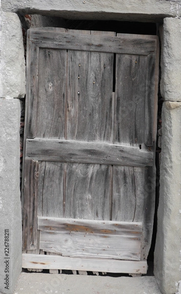 Obraz old wooden door