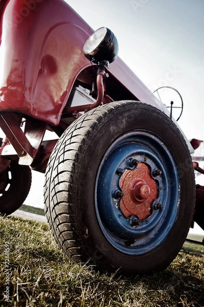 Obraz Alter roter Traktor