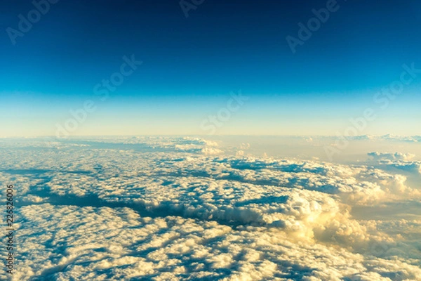 Obraz aerial view from the plane