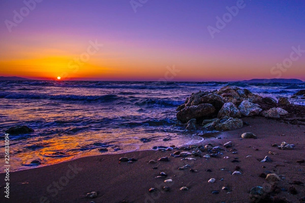 Fototapeta Sunset  Crete