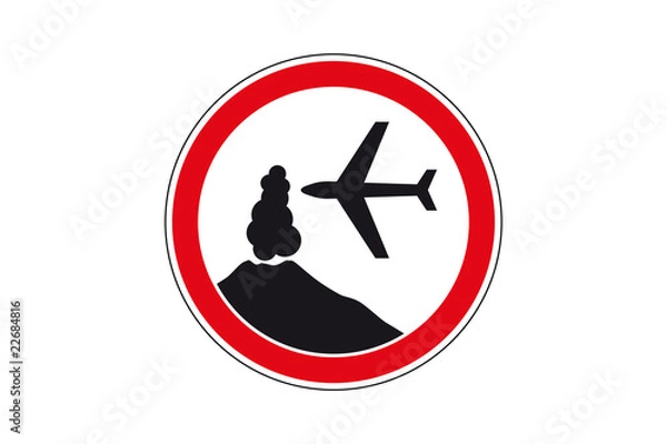 Fototapeta Flugverbot