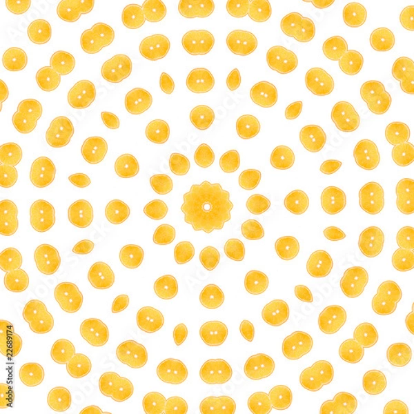 Fototapeta Kaleidoscope of orange