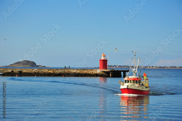 Obraz Alesund Quayside