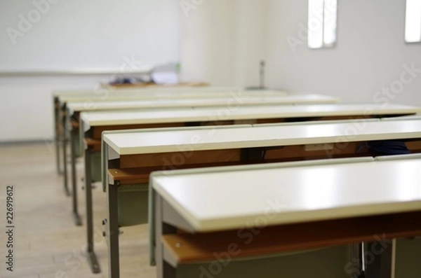 Obraz 清潔な学校の教室