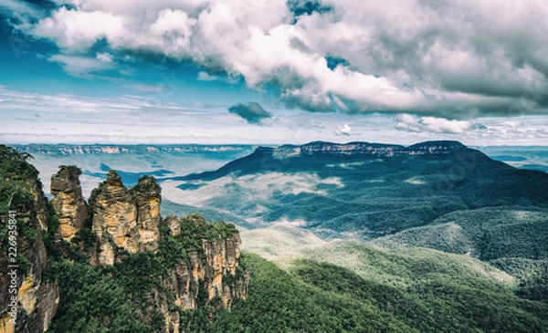 Obraz ブルーマウンテンズ、オーストラリア、世界遺産、風景