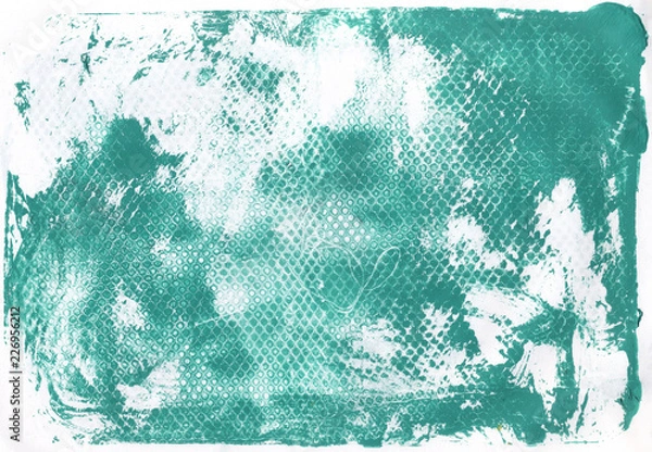 Obraz Green netted background. Grungy.