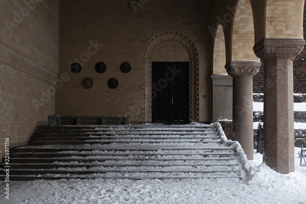 Obraz スウェーデン　ストックホルム　冬