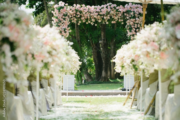 Obraz Outdoor wedding ceremony