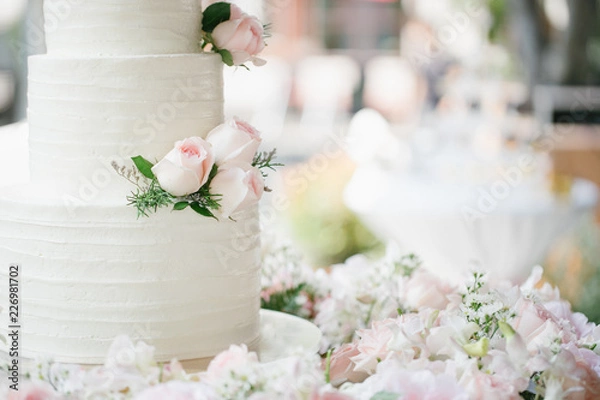 Obraz wedding cake in wedding day