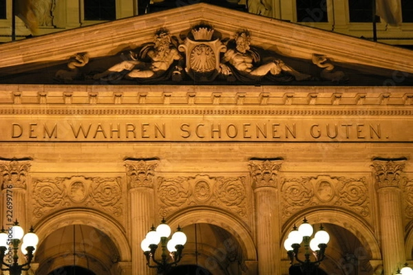 Obraz alte Oper Frankfurt