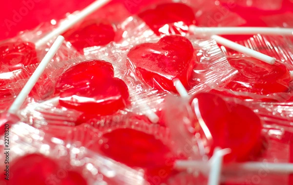 Obraz candy heart suckers