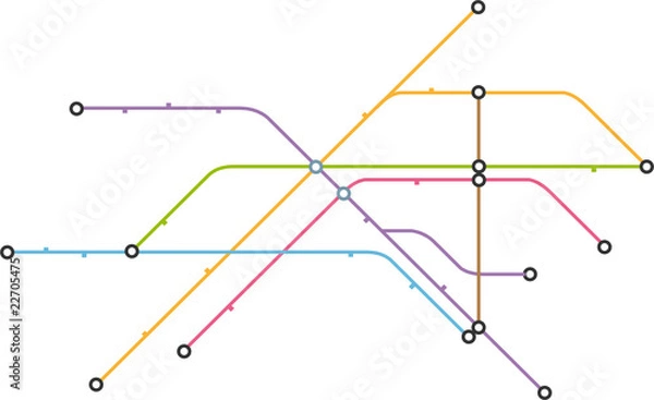Fototapeta Sieć tras cz.8