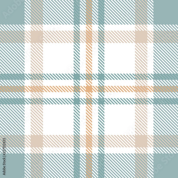 Obraz Seamless tartan plaid pattern. Checkered fabric texture background.