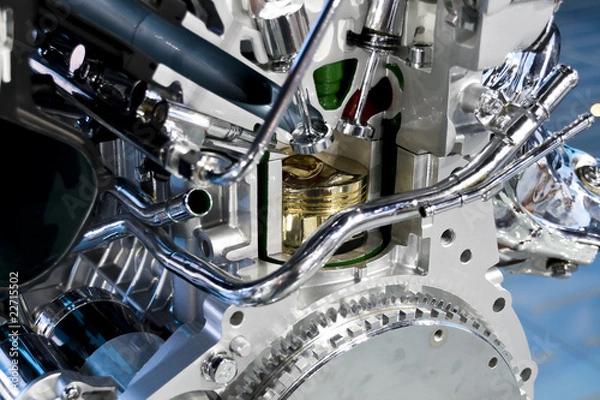 Fototapeta automobile engine