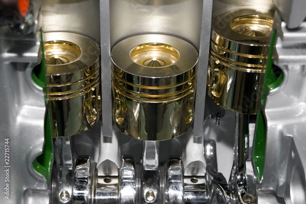 Fototapeta automobile cylinder block