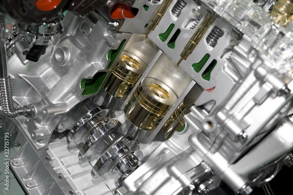 Fototapeta automobile cylinder block