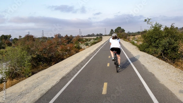 Obraz bike path riding
