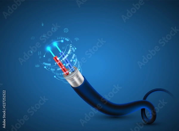 Obraz Fiber optic cable