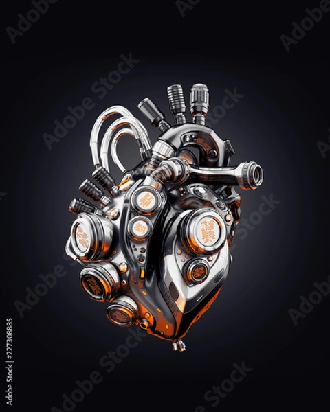 Obraz Robotic heart