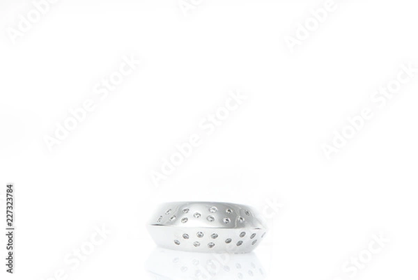 Obraz luxury jewelry on white background