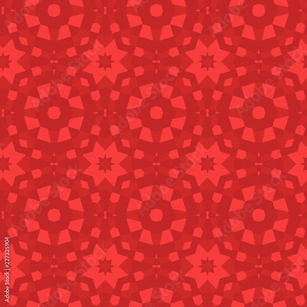 Fototapeta Seamless color pattern from a variety of geometric shapes.