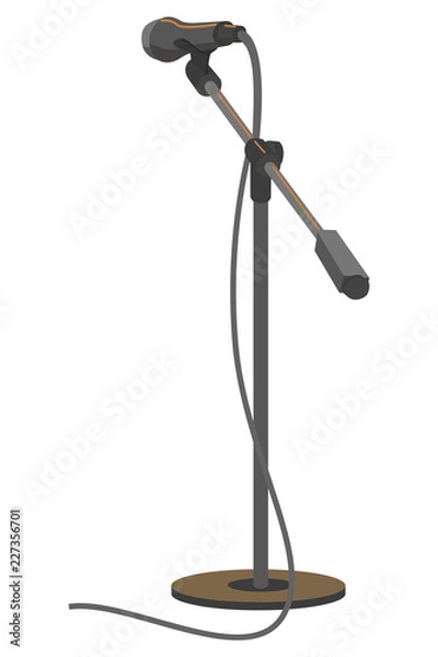 Obraz Mikrophon im Ständer