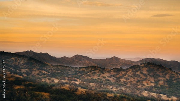 Fototapeta Sunset Over the Desert