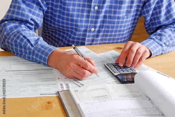 Obraz Steuererklärung