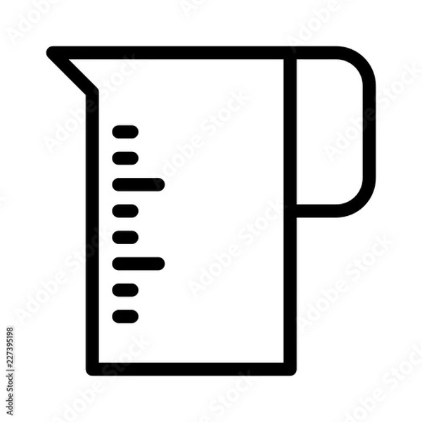 Fototapeta measuring cup