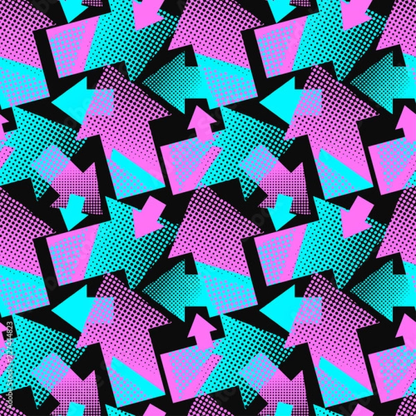 Obraz Arrows seamless geometric trendy pattern.