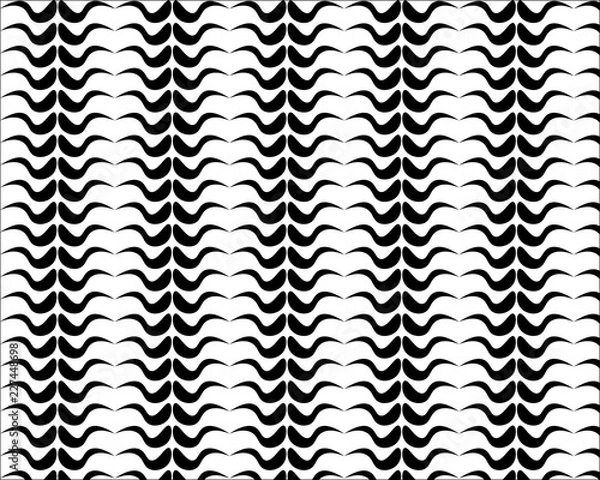 Fototapeta Seamless moustaches pattern