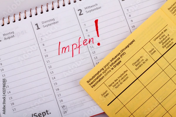 Fototapeta Impfausweis