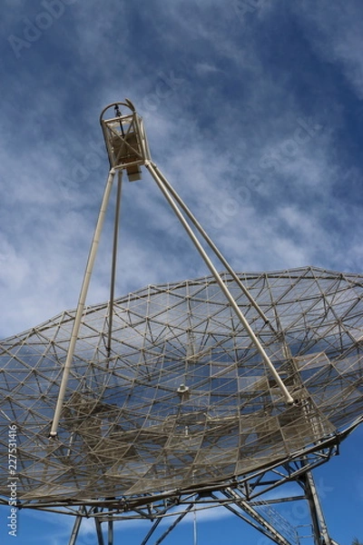 Fototapeta Radio telescope in the Netherlands nearby Dwingeloo