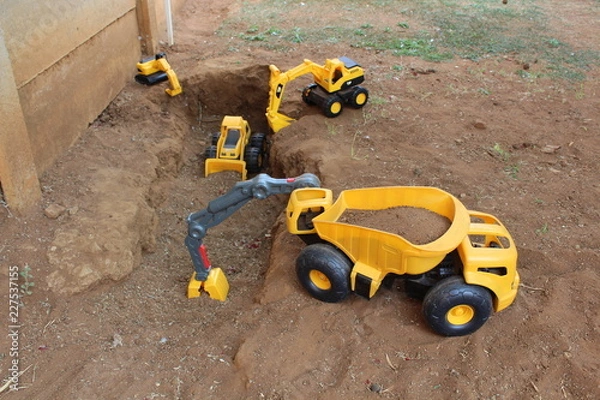 Obraz Plastic construction toys