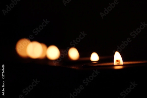 Obraz candles in the dark
