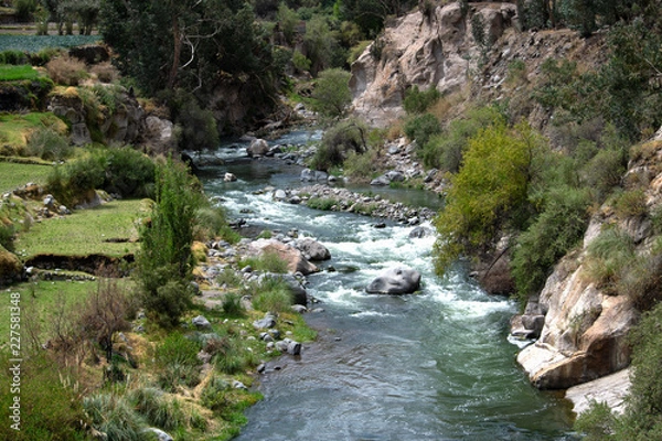 Fototapeta Cuenca del Río Chili - Chilina